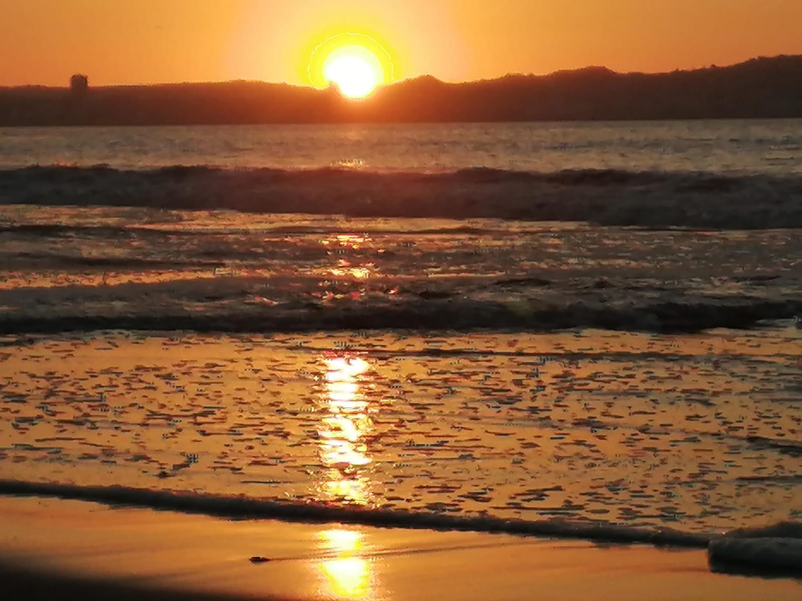 Atardecer en La Avenida Del Mar en La Serena